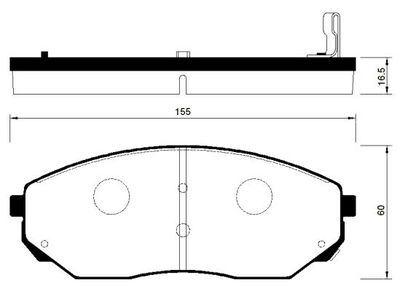 FBP4159 FI.BA Комплект тормозных колодок, дисковый тормоз