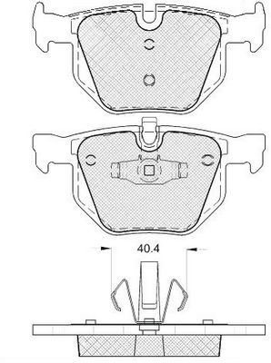 FP1170 FIT Комплект тормозных колодок, дисковый тормоз