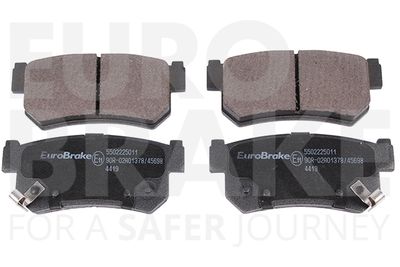 5502225011 EUROBRAKE Комплект тормозных колодок, дисковый тормоз