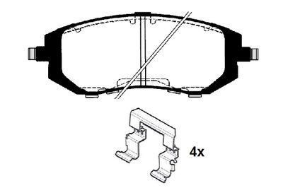 RA05590K1 RAICAM Комплект тормозных колодок, дисковый тормоз