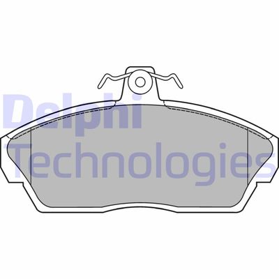 LP1450 DELPHI Комплект тормозных колодок, дисковый тормоз