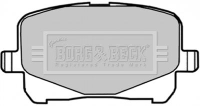 BBP1835 BORG & BECK Комплект тормозных колодок, дисковый тормоз