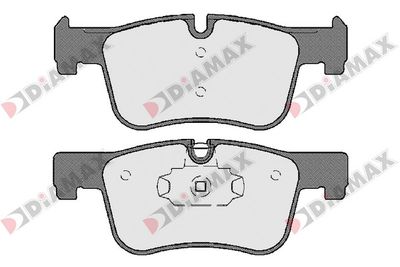 N09602 DIAMAX Комплект тормозных колодок, дисковый тормоз