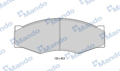 MBF015725 MANDO Комплект тормозных колодок, дисковый тормоз