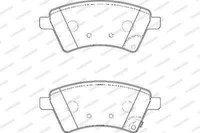 WBP24391A WAGNER Комплект тормозных колодок, дисковый тормоз