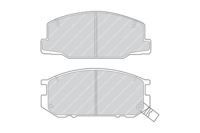 FDB932 FERODO Комплект тормозных колодок, дисковый тормоз