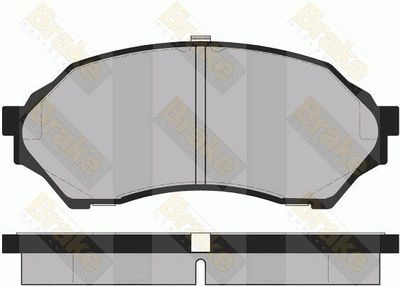 PA1430 Brake ENGINEERING Комплект тормозных колодок, дисковый тормоз