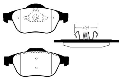 RA07702 RAICAM Комплект тормозных колодок, дисковый тормоз