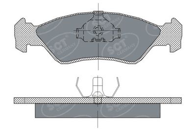 SP236PR SCT - MANNOL Комплект тормозных колодок, дисковый тормоз