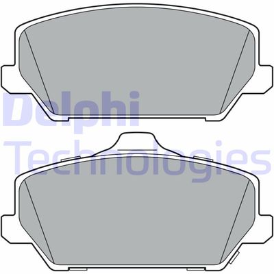 LP3403 DELPHI Комплект тормозных колодок, дисковый тормоз