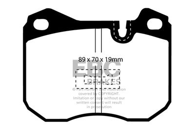 DP3345C EBC Brakes Комплект тормозных колодок, дисковый тормоз