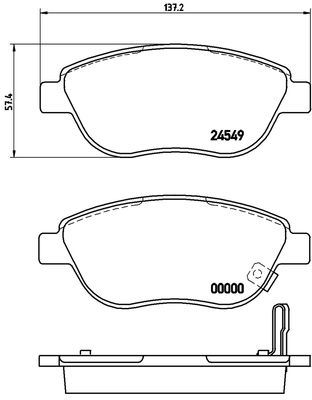 FK20211 KAISHIN Комплект тормозных колодок, дисковый тормоз