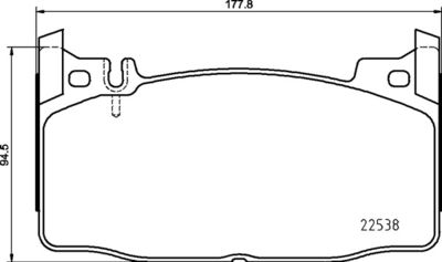 P50143 BREMBO Комплект тормозных колодок, дисковый тормоз