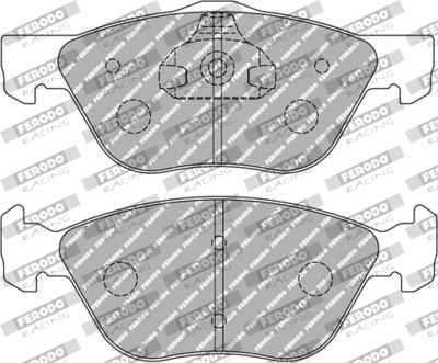 FCP1052H FERODO RACING Комплект тормозных колодок, дисковый тормоз