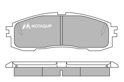 LVXL472 MOTAQUIP Комплект тормозных колодок, дисковый тормоз