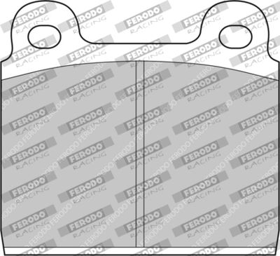 FCP11W FERODO RACING Комплект тормозных колодок, дисковый тормоз