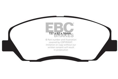 DP31783C EBC Brakes Комплект тормозных колодок, дисковый тормоз