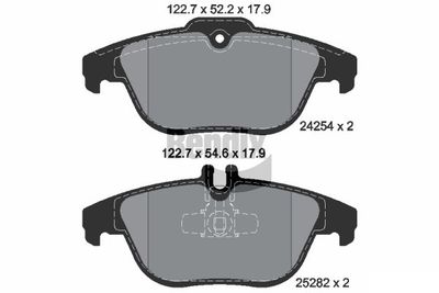 BPD1448 BENDIX Braking Комплект тормозных колодок, дисковый тормоз