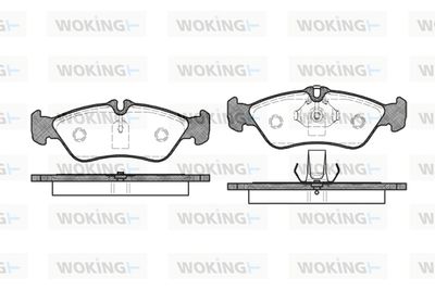 P480300 WOKING Комплект тормозных колодок, дисковый тормоз