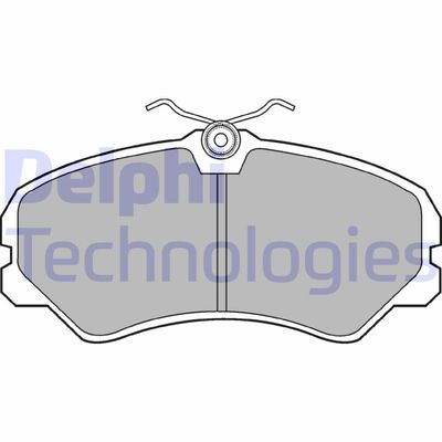 LP567 DELPHI Комплект тормозных колодок, дисковый тормоз