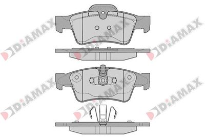 N09383 DIAMAX Комплект тормозных колодок, дисковый тормоз