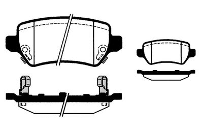 RA08153 RAICAM Комплект тормозных колодок, дисковый тормоз