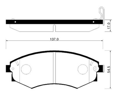 HP0006 HSB GOLD Комплект тормозных колодок, дисковый тормоз