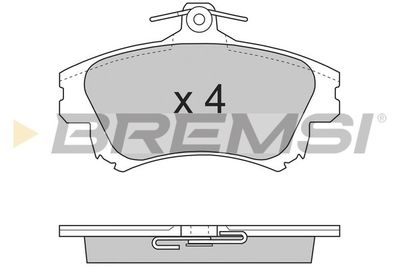 BP2703 BREMSI Комплект тормозных колодок, дисковый тормоз