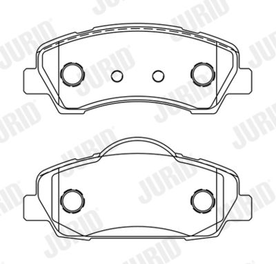 573630J JURID Комплект тормозных колодок, дисковый тормоз