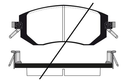 RA05591 RAICAM Комплект тормозных колодок, дисковый тормоз