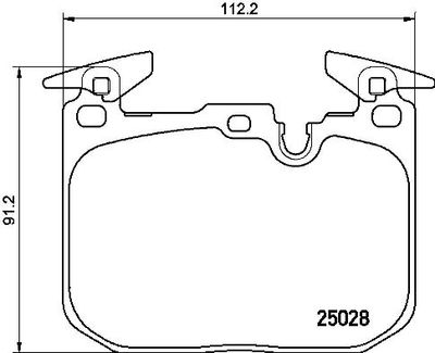 P06088 BREMBO Комплект тормозных колодок, дисковый тормоз