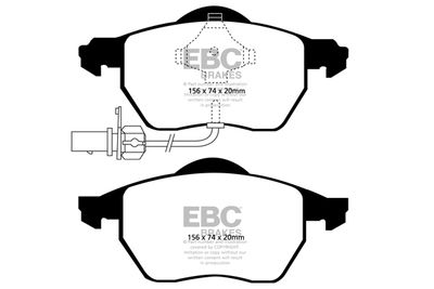 DP21483 EBC Brakes Комплект тормозных колодок, дисковый тормоз