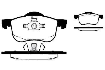 RA06930 RAICAM Комплект тормозных колодок, дисковый тормоз