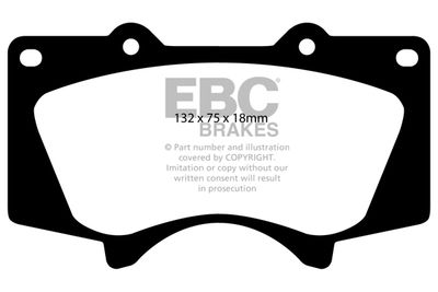 DP51657NDX EBC Brakes Комплект тормозных колодок, дисковый тормоз