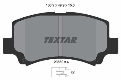 BPD2025 BENDIX Braking Комплект тормозных колодок, дисковый тормоз