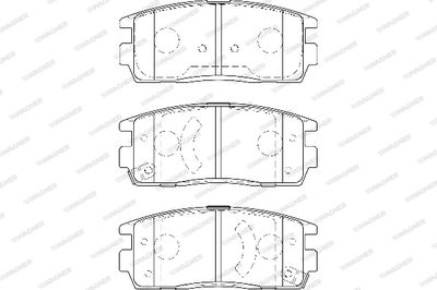 WBP24498A WAGNER Комплект тормозных колодок, дисковый тормоз