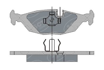 SP147PR SCT - MANNOL Комплект тормозных колодок, дисковый тормоз