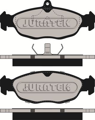 JCP732 JURATEK Комплект тормозных колодок, дисковый тормоз