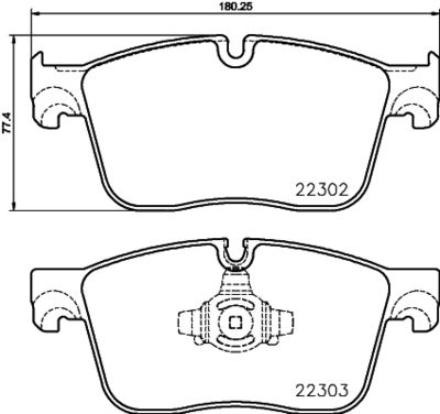 P36031 BREMBO Комплект тормозных колодок, дисковый тормоз