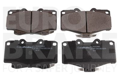 5502229962 EUROBRAKE Комплект тормозных колодок, дисковый тормоз