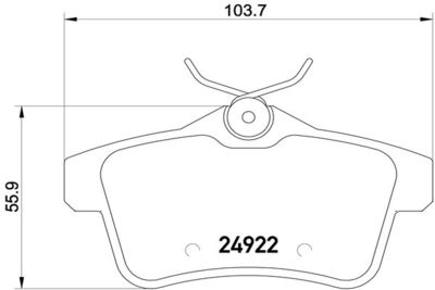 FK20070 KAISHIN Комплект тормозных колодок, дисковый тормоз