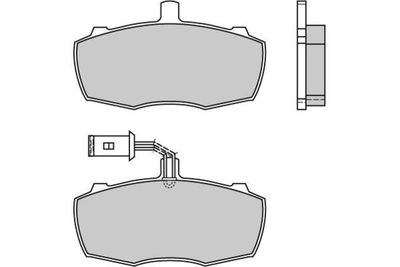120384 E.T.F. Комплект тормозных колодок, дисковый тормоз