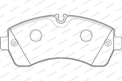 WBP29200A WAGNER Комплект тормозных колодок, дисковый тормоз