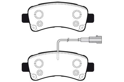 RA10810 RAICAM Комплект тормозных колодок, дисковый тормоз