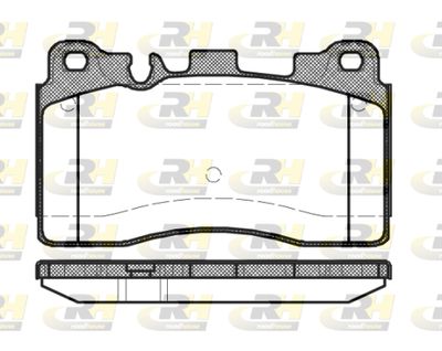 2145400 ROADHOUSE Комплект тормозных колодок, дисковый тормоз