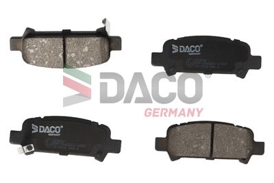 323602 DACO Germany Комплект тормозных колодок, дисковый тормоз