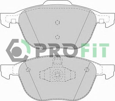 50001594 PROFIT Комплект тормозных колодок, дисковый тормоз