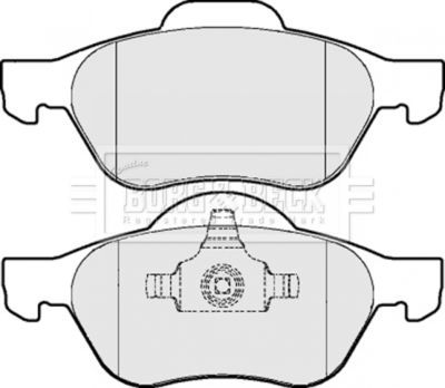 BBP2015 BORG & BECK Комплект тормозных колодок, дисковый тормоз