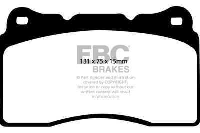 DP31210C EBC Brakes Комплект тормозных колодок, дисковый тормоз