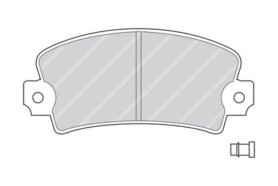 FDB361 FERODO Комплект тормозных колодок, дисковый тормоз